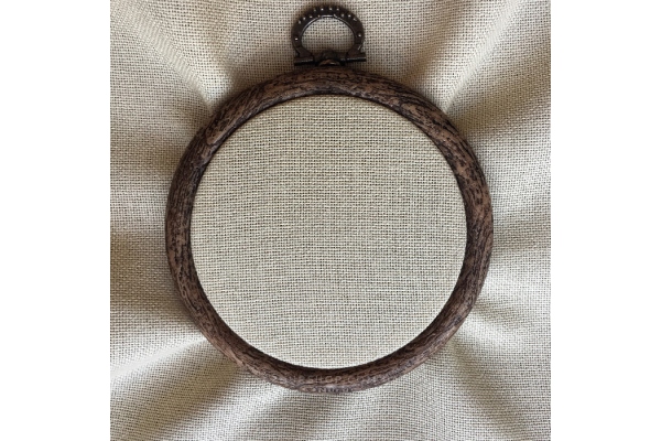 Тканина рівномірна для вишивання Murano Lugana Zweigart 10*10 см 32 каунт, пісок (3984/770), (канва для мікровишивки)